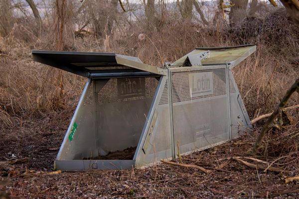 Diese Wildtierfalle wurde im Nationalpark entdeckt